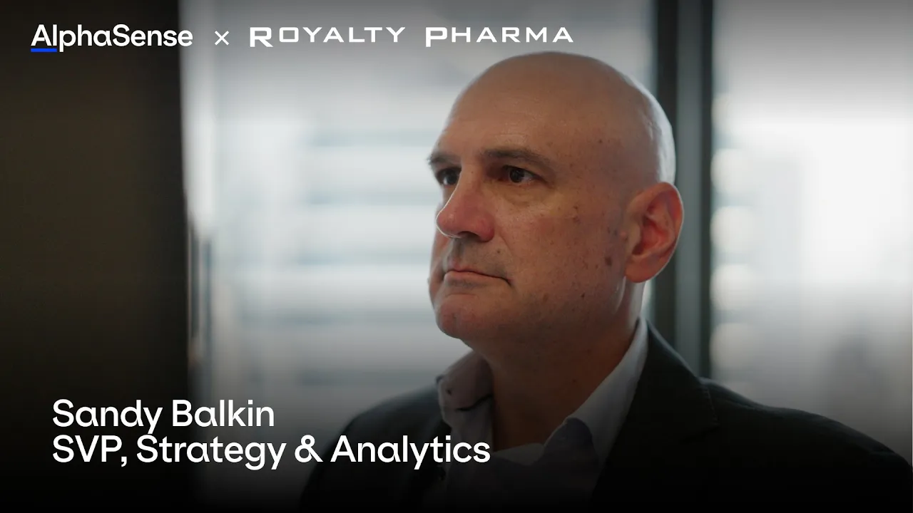 AlphaSense — AlphaSense — Enterprise Intelligence for Royalty Pharma (YouTube video ad)