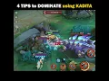 Download Lagu 4 Tips to Dominate with Kadita