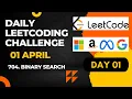 Daily Leetcode Challenge Day 1 Binary Search