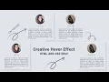 Creative Card hover effect with html and css only html and css hover effect