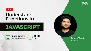 Understand Functions in Javascript Full Stack Development with React Node JS GeeksforGeeks