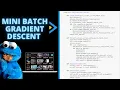 Mini batch gradient descent implementation from scratch in python AI Basics