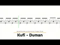 Kufi - Duman Level 2 Drum Score