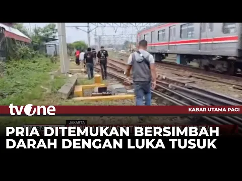 Pemuda Tewas Dengan Luka Tusuk Ditemukan di Perlintasan Rel Kereta