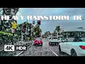 Download Lagu 🌧️ Heavy Rain and Thunderstorm sounds | Sydney Drive 4K HDR 60FPS| Bondi Junction → Burwood Heights