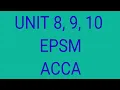 Unit 8 9 10 EPSM SOLUTION