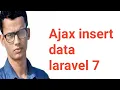 How to Insert Data using Ajax in Laravel with Datatables