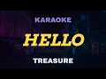 Download Lagu TREASURE - HELLO KARAOKE Instrumental With Lyrics