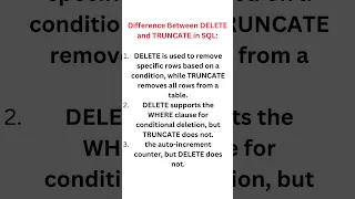 SQL - Delete