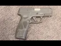 Taurus G3C 17 round extended magazine and sleeve