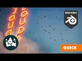 Creating a flock of birds in Blender in 1 minute