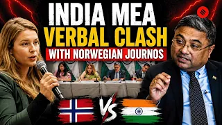 indias mea secretary sibi george locks horns with norwegian journalist helle lyng