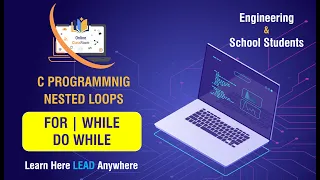 Nested Loops in C Programming Nested FOR While and Do While loop Pattern Programming