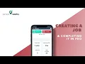 ServiceWorks Creating a Job and Completing it in the App