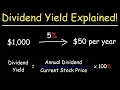 The Dividend Yield - Basic Overview