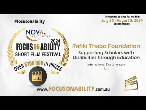 Supporting Scholars with Disabilities through Education film thumbnail