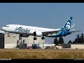 Hurricane Hilary Planespotting Alaska Airlines Flight 1144 Landing from SEA