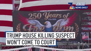 trump house killing suspect wont come to court san diego news daily