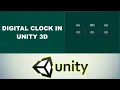 Digital Clock in unity full tutorial