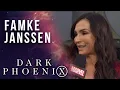 Famke Janssen chooses between Wolverine and Cyclops at the X-Men Dark Phoenix Premiere