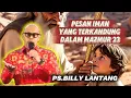 Download Lagu PESAN-PESAN IMAN MAZMUR 23_PS.BILLY LANTANG 