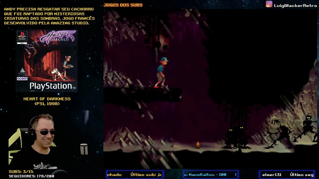 Heart of Darkness (PS1) - 2° Dia (Jogos dos Subs)