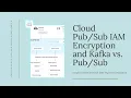 Google Cloud PubSub Cheat Sheet Part 2 - Cloud IAM Encryption and Kafka vs