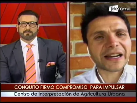 Conquito firmó compromiso para impulsar centro de interpretación de agricultura urbana