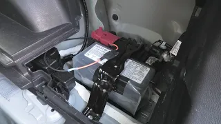 Toyota RAV4 Hybrid 2019 2025 12V Battery Location 