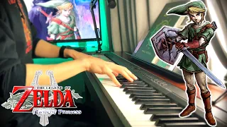 the legend of zelda twilight princess courage colin saved piano cover 