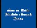 Hybris - How to write a Flexible Search Query