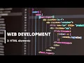 Lesson 3 HTML Elements Web Development Tutorial For Beginners Module 1