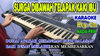 Download SURGA DIBAWAH TELAPAK KAKI IBU - Victor Hutabarat  I KARAOKE HD  I  Nada Pria MP3