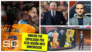 INEXCUSABLE Vinicius merecía ROJA así ANCELOTTI lo niegue. ¿Ya se salió de control? | SportsCenter