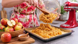 Diesen Apfelkuchen backen die Omas in den Alpen noch heute SO! 🍎