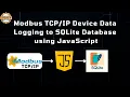 OLD Modbus Device Data Logging to SQLite Database using JavaScript