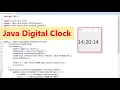 Digital clock in java How to make digital clock in java Programmer land