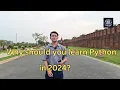 Why should you learn python programming in 2024 In Burmese
