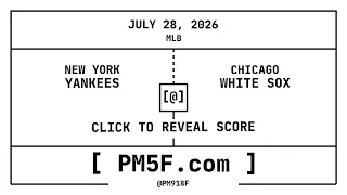 New York Yankees NYY Chicago White Sox CHW MLB Final Box Score JULY 28 2026