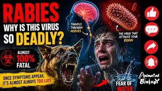 Why Is Rabies the Deadliest Virus? | The Disease That Is Almost 100% Fatal | Rabies virus