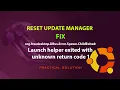 org freedesktop DBus Error Spawn ChildExited Launch helper exited with unknown return code 1