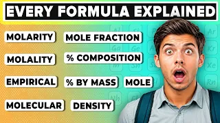 Every Formula of Some Basic Concepts of Chemistry Explained 