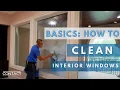 Interior Window Cleaning Process