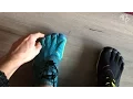 Vibram Five Fingers size comparison one size too big and the correct size