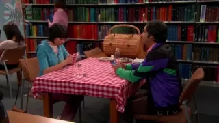The Big Bang Theory S06E18 - Raj on a date with Lucy at the library