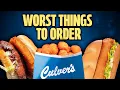 The Worst Things To Order At Culver s According To Employees