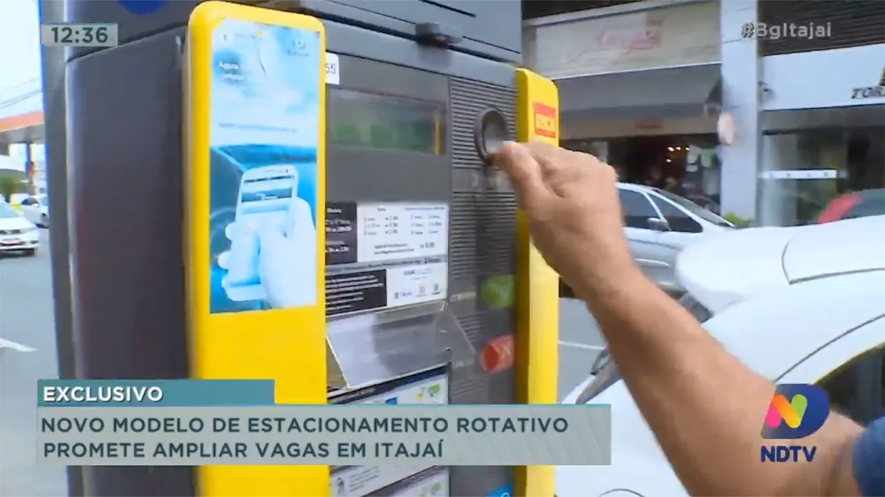 Novo modelo de estacionamento rotativo promete ampliar vagas em Itajaí