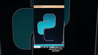 Created python logo with python turtle