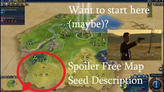 Civ 6 Heroes and Legends - Spoiler Free Map Seed Tour Start locations