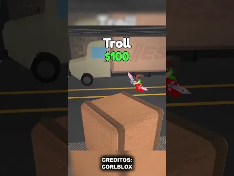 Troll de  1$ frente a $1000 en Murder Mystery 2 (Parte 2) #roblox #mm2